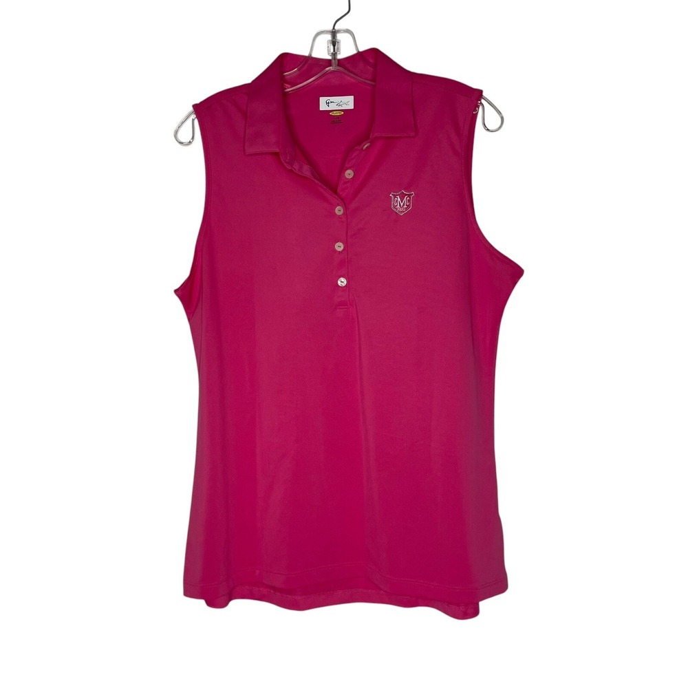 Greg Norman Polo‎ Collared Sleeveless Manor Country Club Golf Top